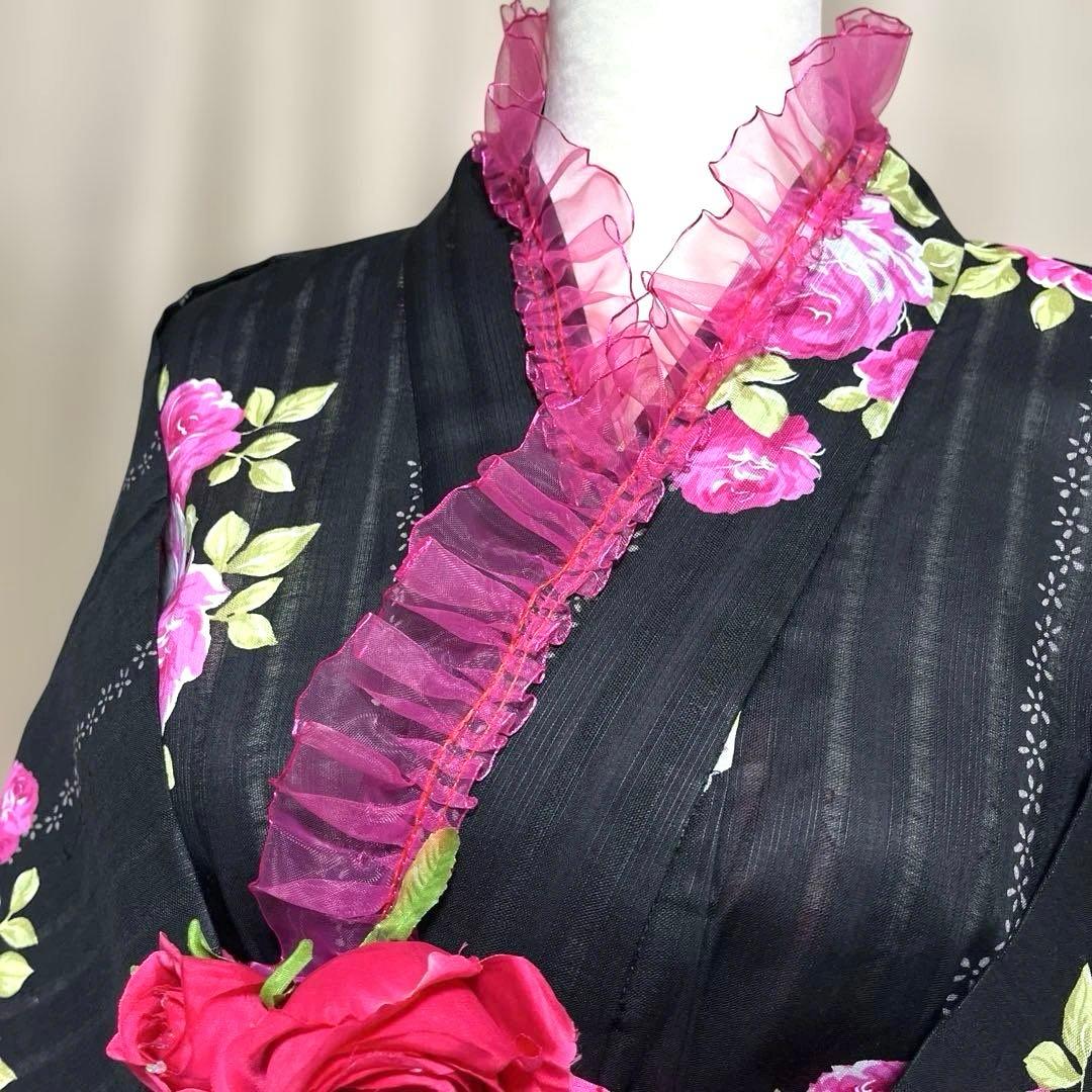 AD⑦浴衣　地雷系　量産型　ドレス　姫ギャル