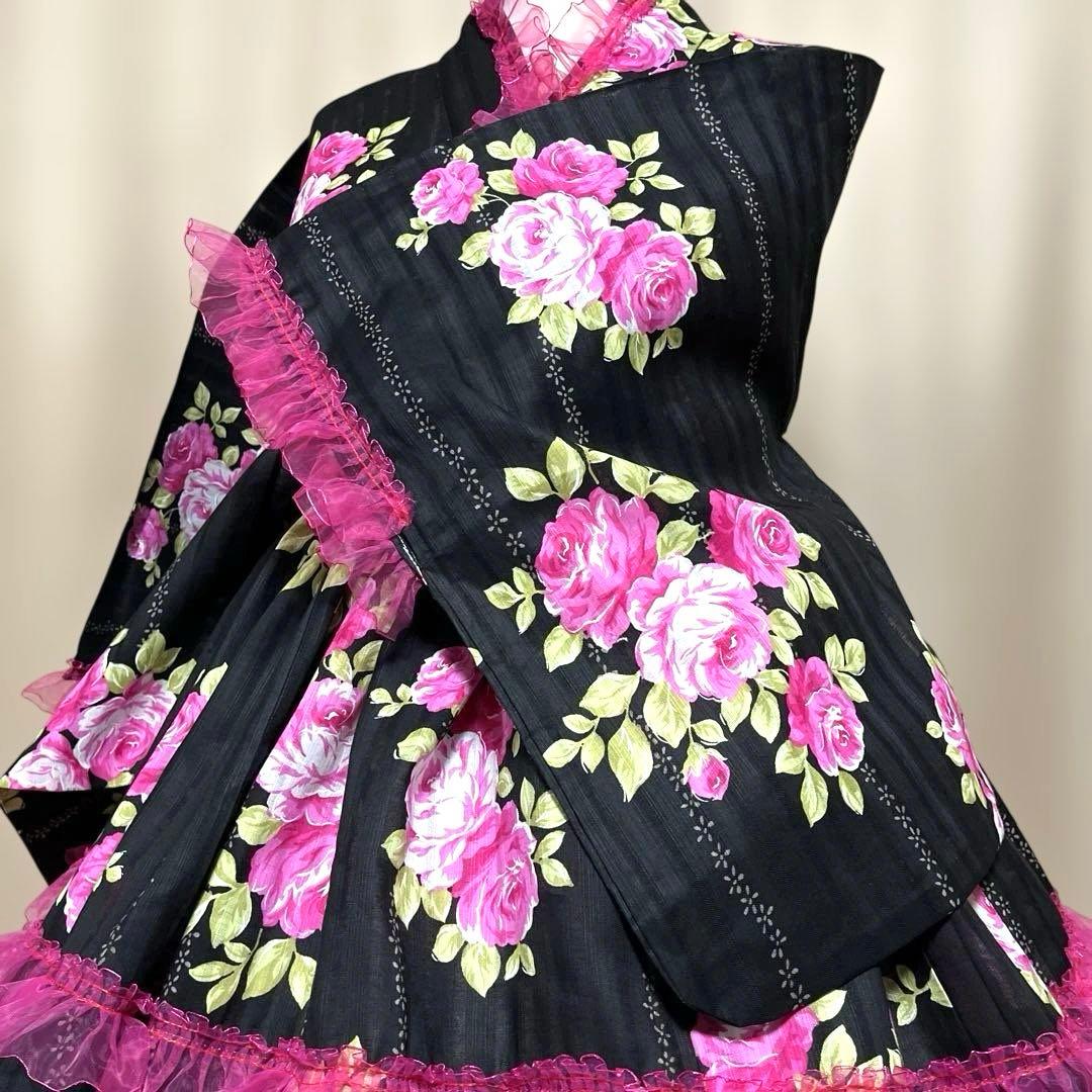 AD⑦浴衣　地雷系　量産型　ドレス　姫ギャル