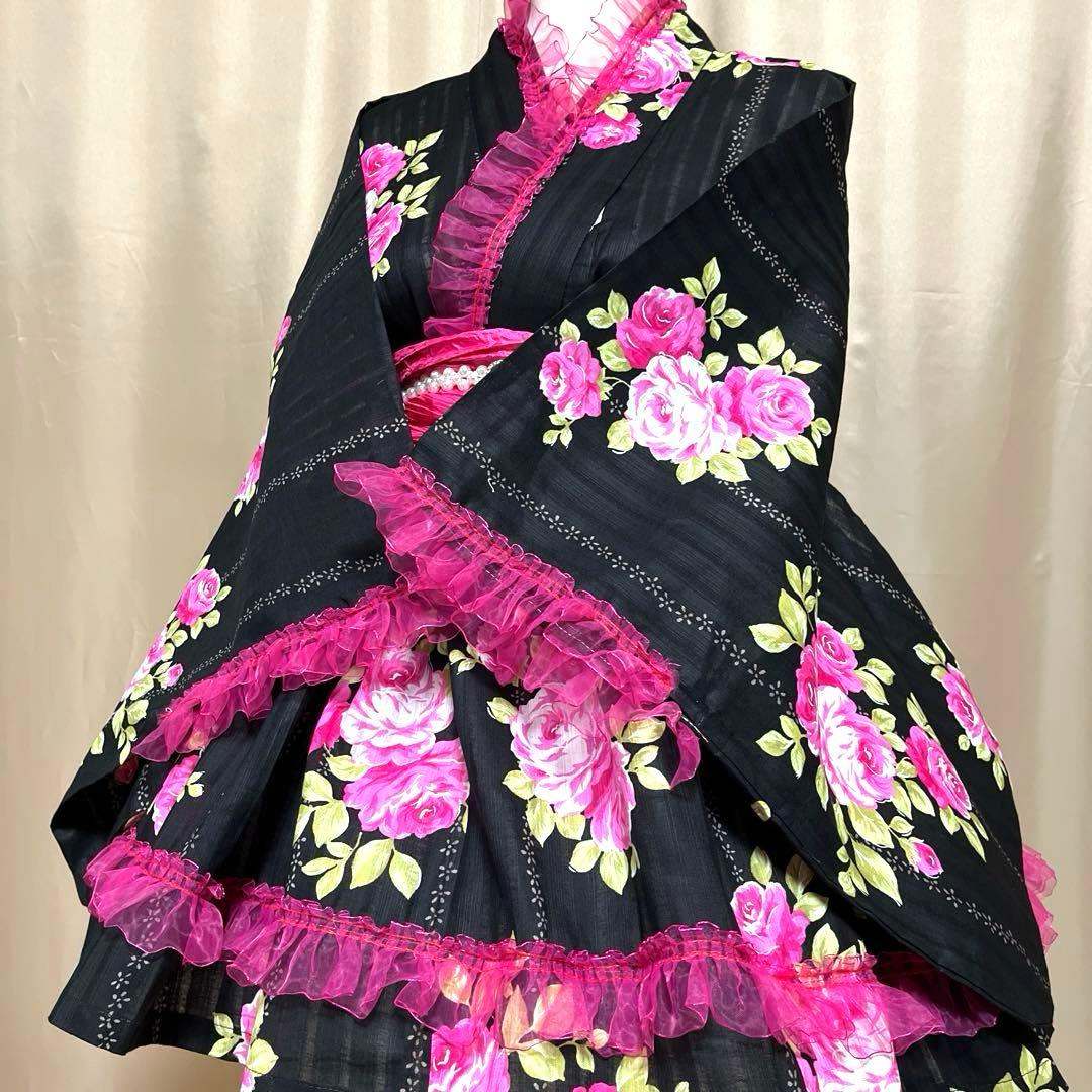 AD⑦浴衣　地雷系　量産型　ドレス　姫ギャル