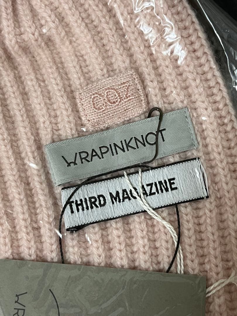 新品　coz ラッピンノット　サードマガジン　ニット帽