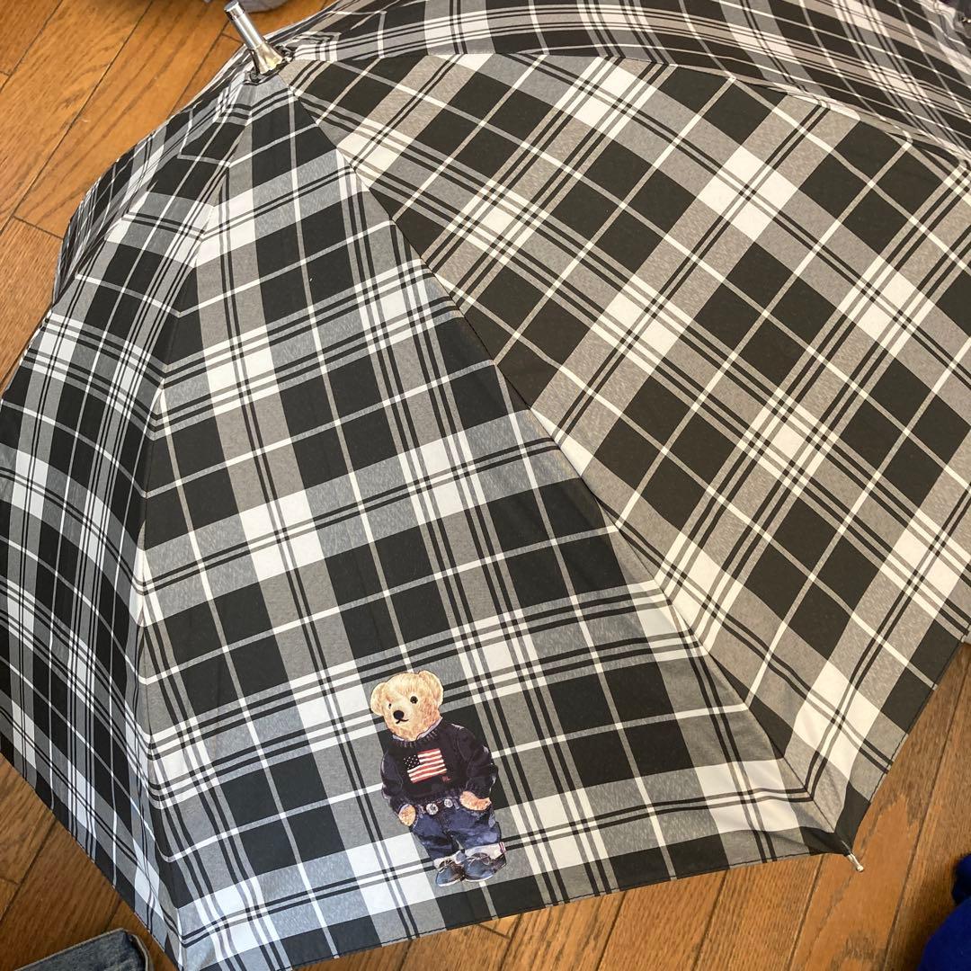 新品タグ付き　ポロラルフローレンベア　晴雨兼用長傘
