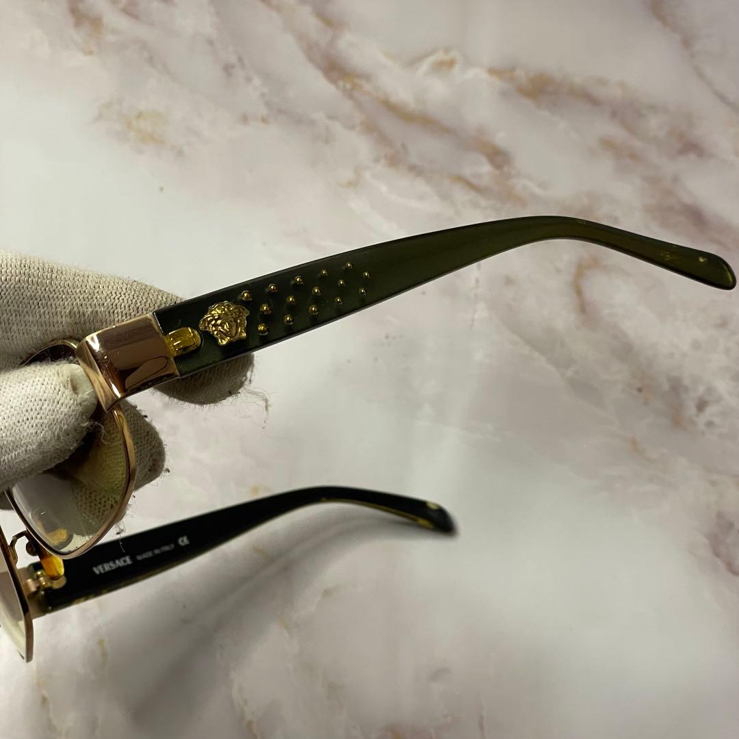 versace オーバル y2k メデューサ オールド レトロ サングラス