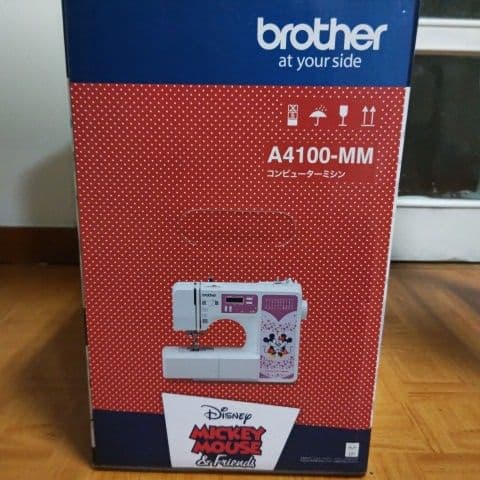 ★brotherコンピューターミシン＆フットコントローラー付★Ａ４１００−ＭＭ