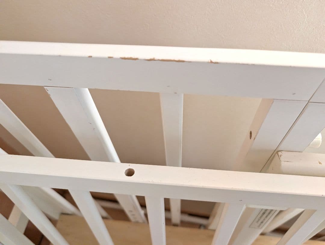 ソイネール+ロング　そいねーる　ロング　ホワイト 木製 ベビーベッド