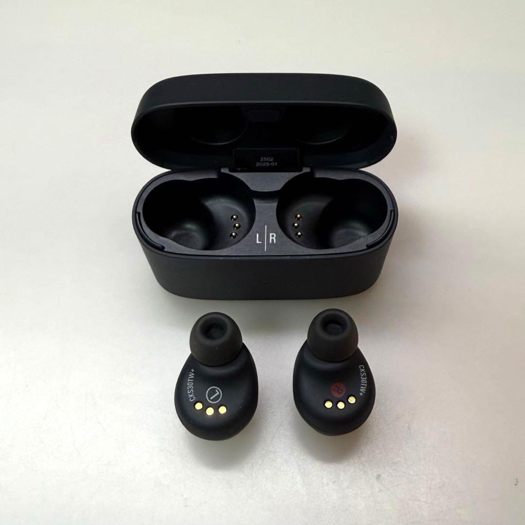 オーディオテクニカ ワイヤレスイヤホン ath-cks30TW+ 黒 ブラック