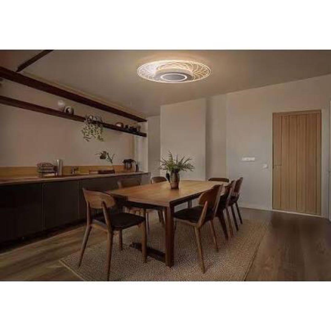 【美品】アイリスオーヤマ パネルライト CEA-A08DLP-N ウェーブ8畳