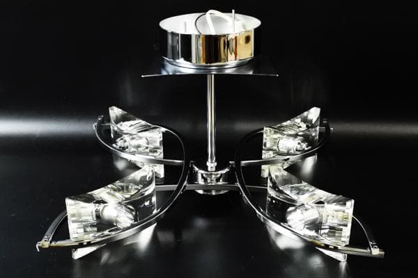 OTSUKA 大塚家具シャンデリアMAN-0885/4 約4灯 Used/キレイ