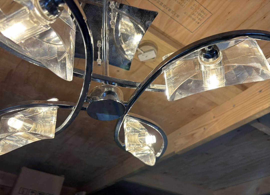 OTSUKA 大塚家具シャンデリアMAN-0885/4 約4灯 Used/キレイ