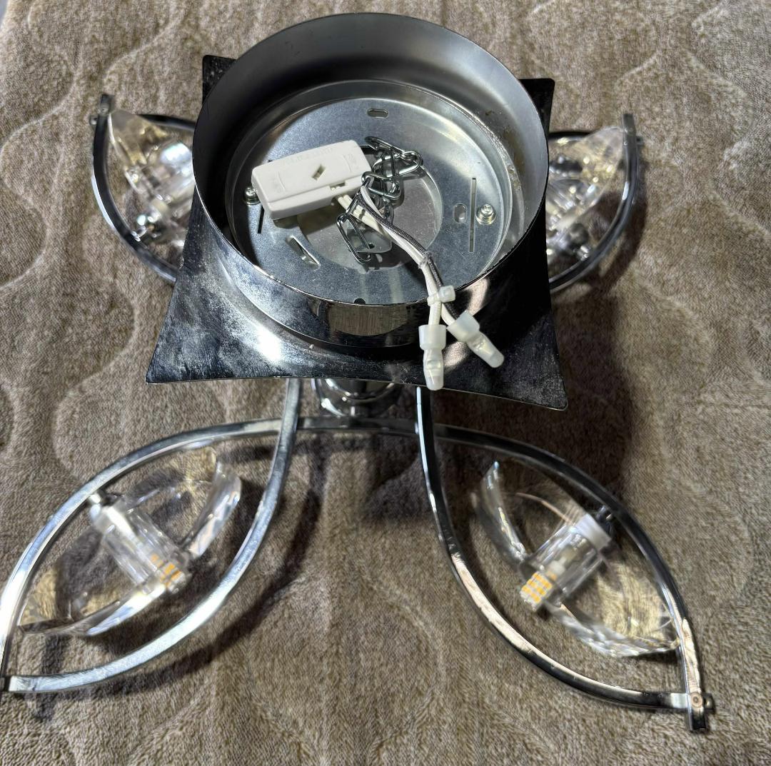 OTSUKA 大塚家具シャンデリアMAN-0885/4 約4灯 Used/キレイ