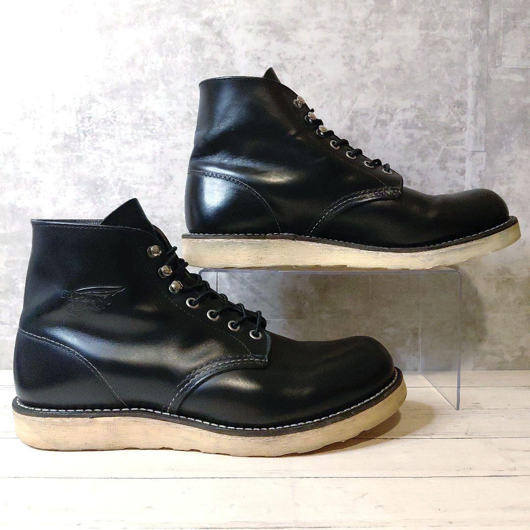 RED WING 8165 ブラッククロンダイク ラウンドトゥ 廃盤 8.5D