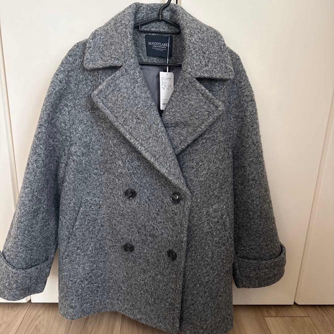 URBANRESEARCHSONNYLABELウールライクシャギーコクーンコート