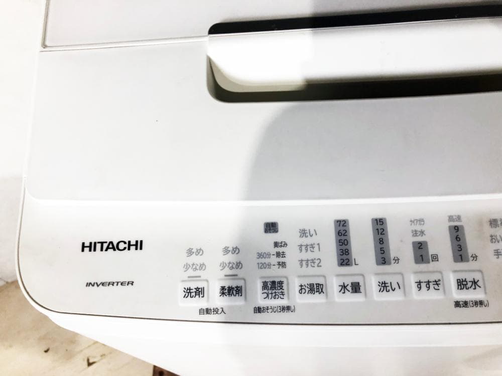 ★分解洗浄済！美品 中古★日立 10kg 洗濯機【BW-X100F-W】G37B