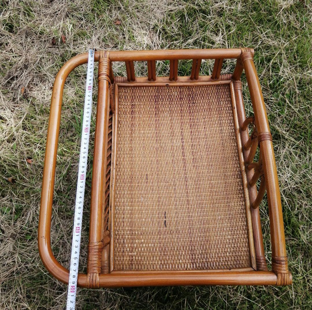 ヴィンテージ　コイズミ　ラタン　ランドリーラック　ランドリーバスケット　脱衣籠
