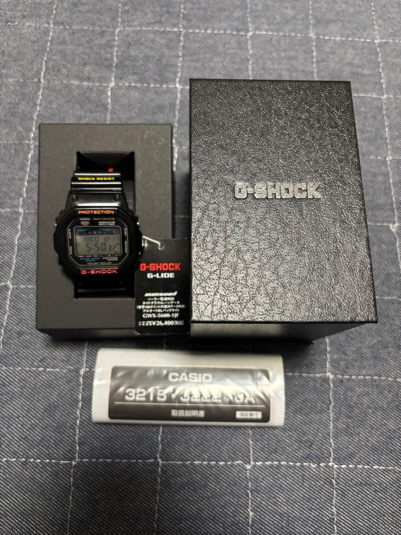 未使用品 CASIO カシオ G-SHOCK GWX-5600-1JF Gライド