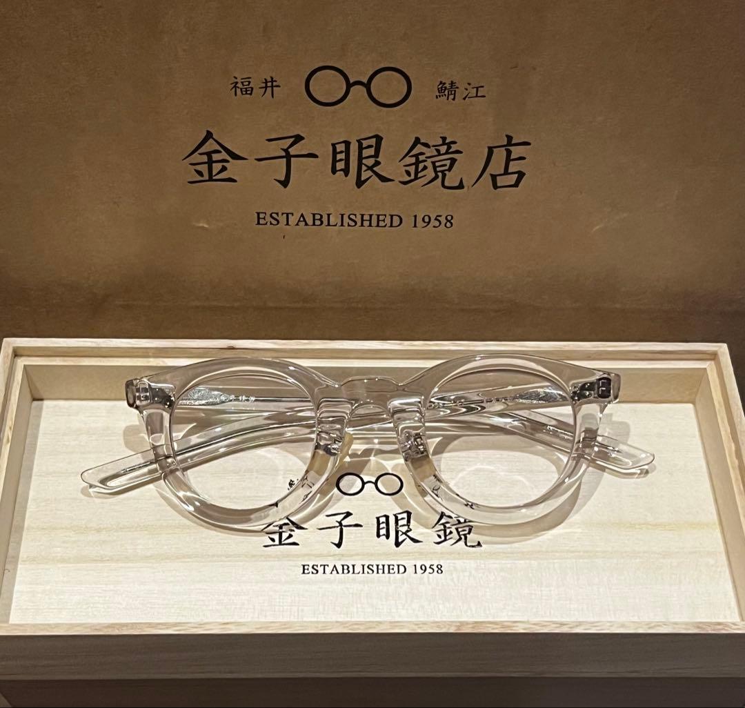 金子眼鏡 クリアメガネ