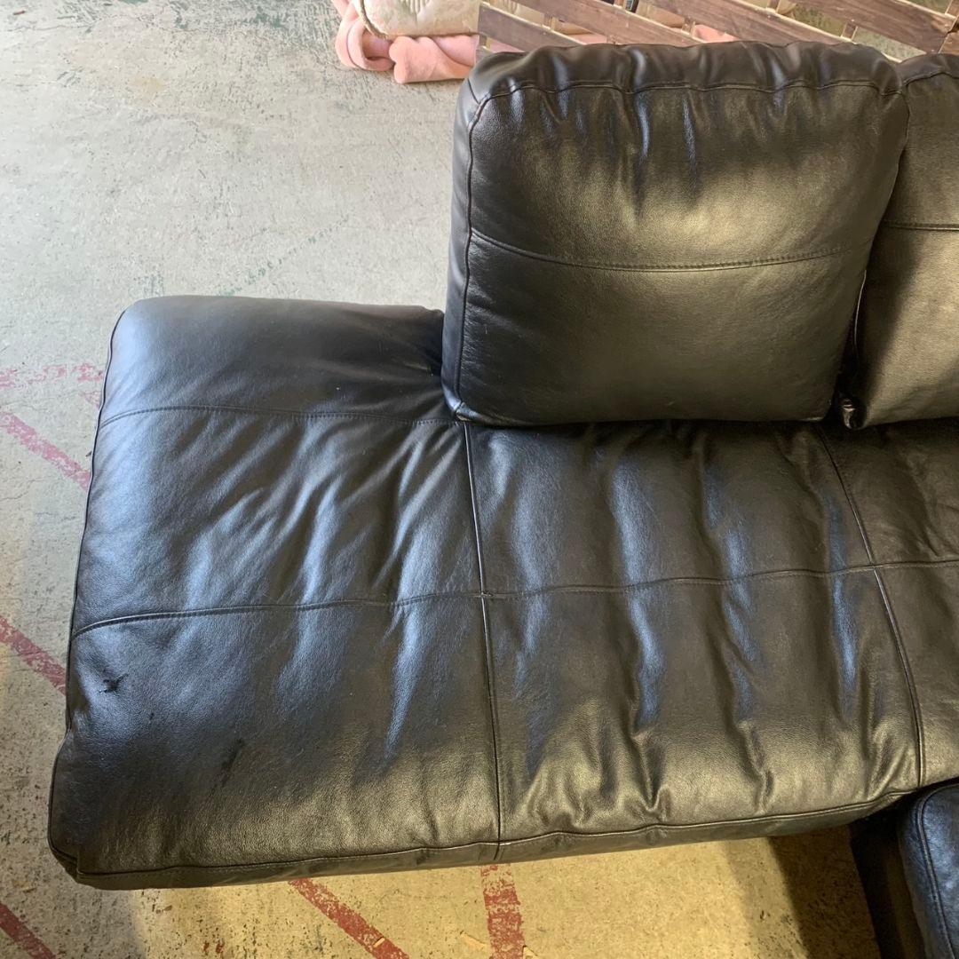 Jun M H750\" NITORI 本革 コーナーソファ Sステイツ