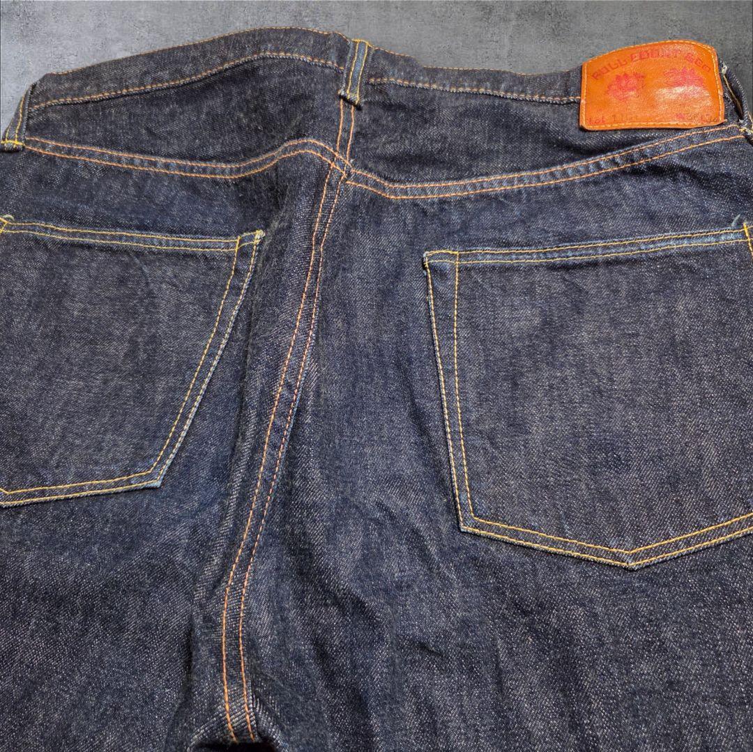 美品 FULLCOUNT 1101 ストレートデニム セルビッジ 日本製 W36