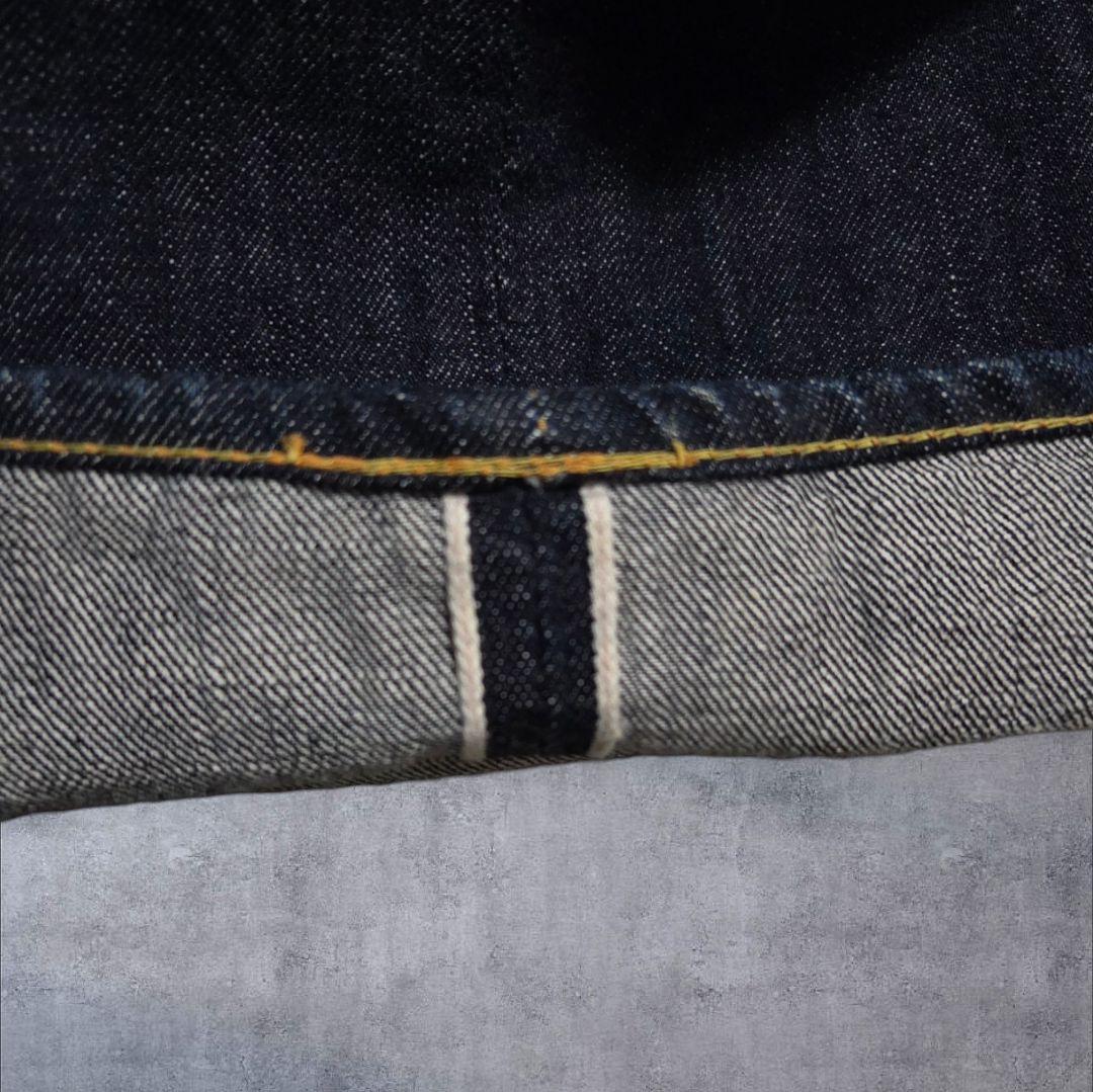 美品 FULLCOUNT 1101 ストレートデニム セルビッジ 日本製 W36