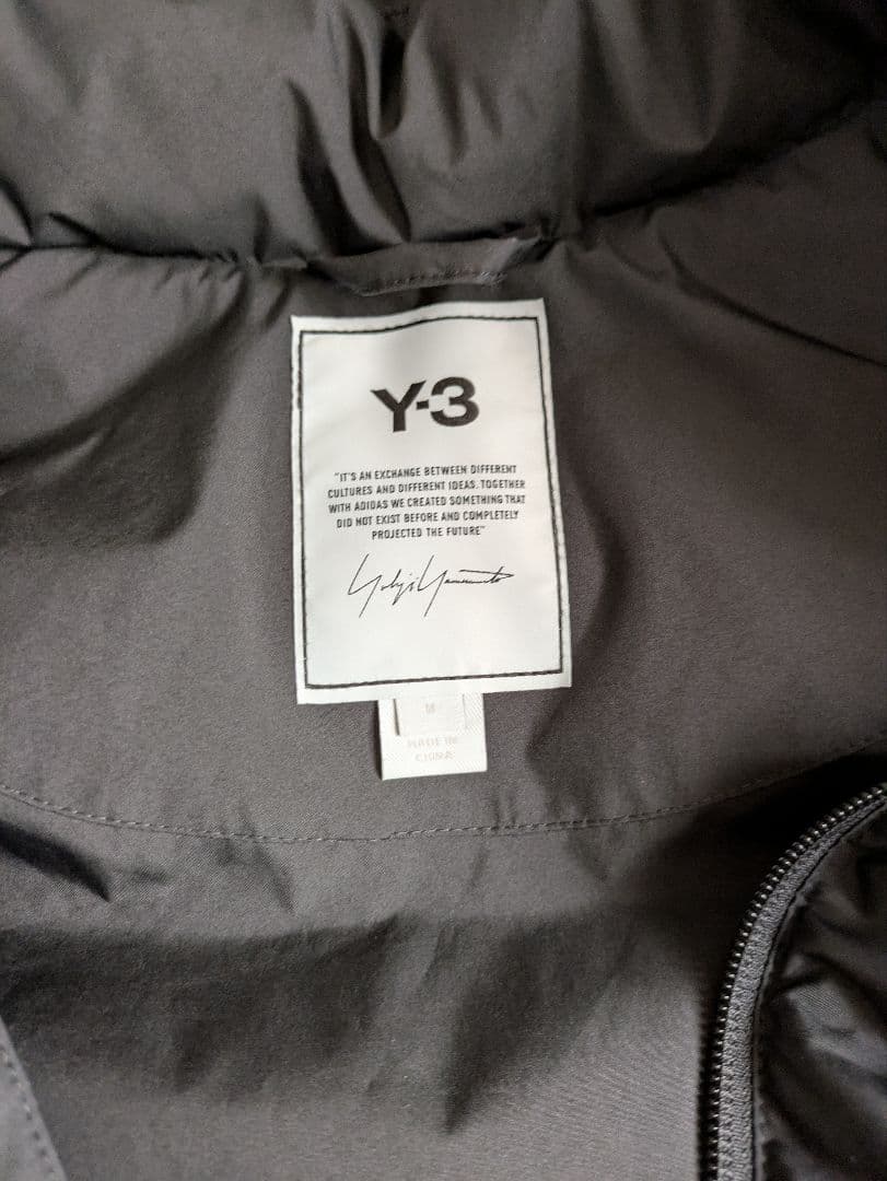 Y-３ ワイスリー ダウンベスト ロゴ Mサイズ CLASSIC PUFFY