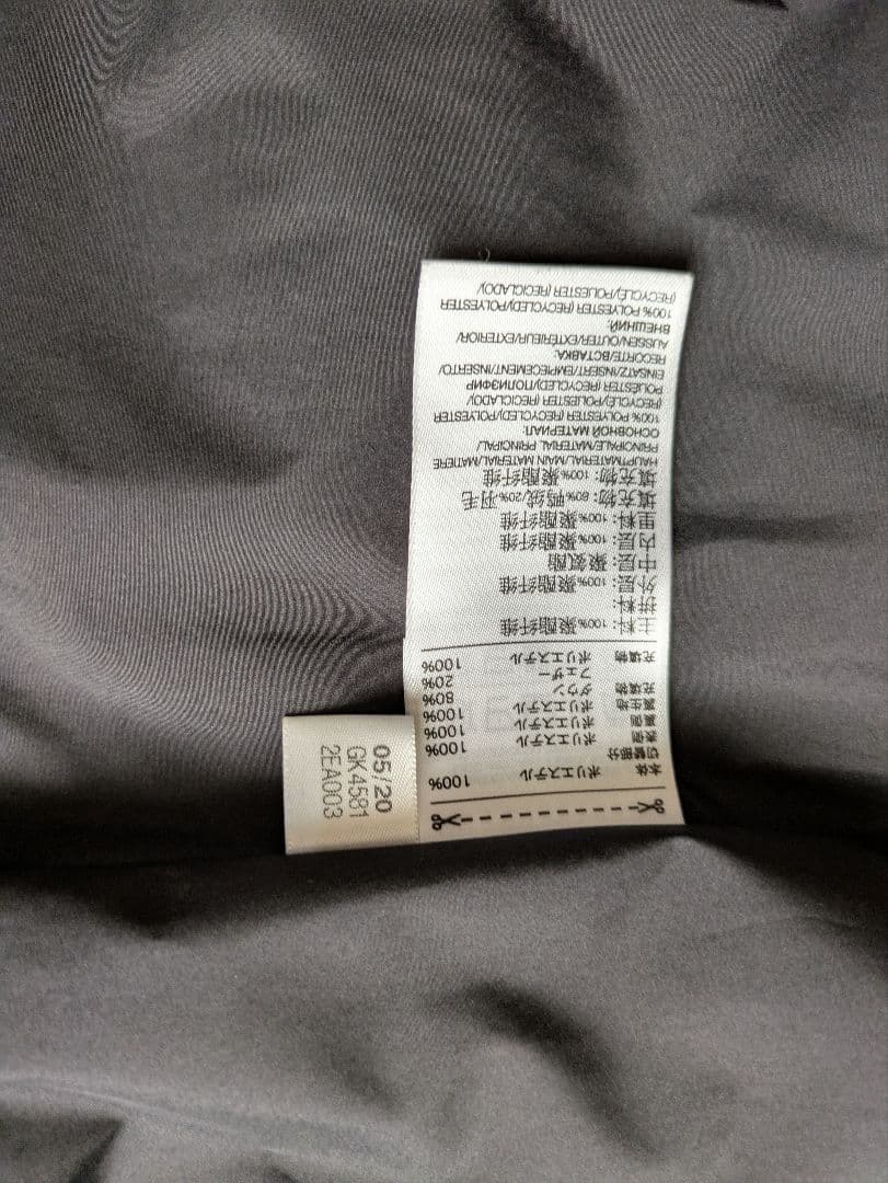 Y-３ ワイスリー ダウンベスト ロゴ Mサイズ CLASSIC PUFFY