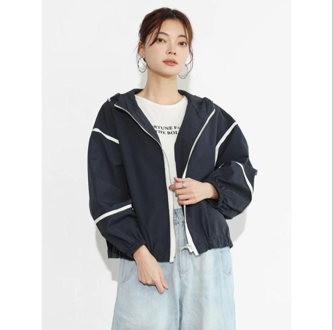 ヤマダヤ　バイカラーパイピングパーカー 　スコットクラブ