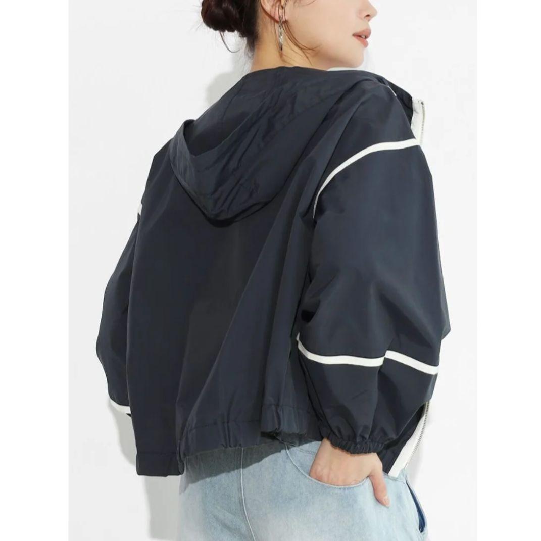 ヤマダヤ　バイカラーパイピングパーカー 　スコットクラブ