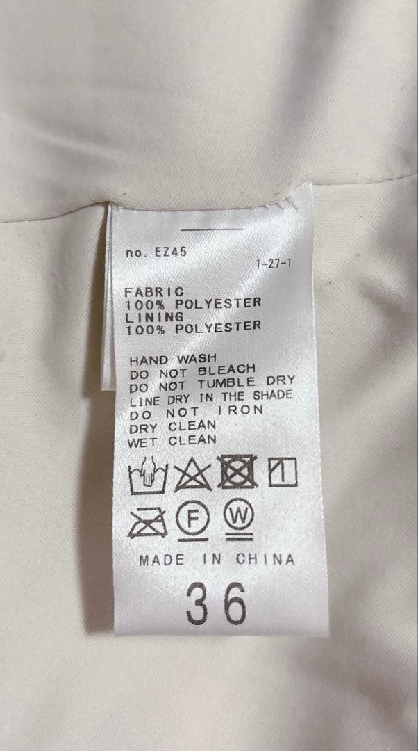 ☆スローブイエナ☆フーディECOファーブルゾン☆ベージュ☆36☆