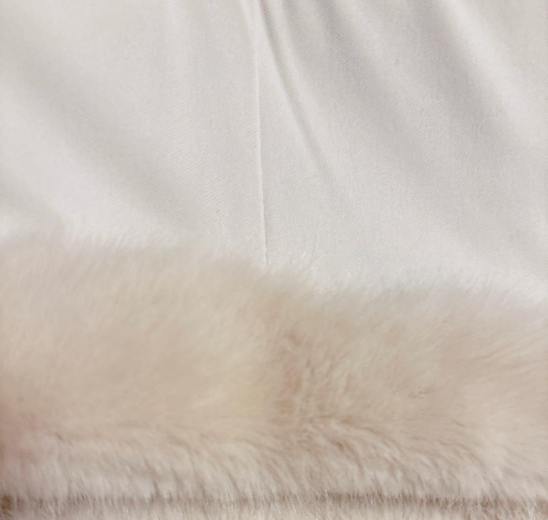 ☆スローブイエナ☆フーディECOファーブルゾン☆ベージュ☆36☆