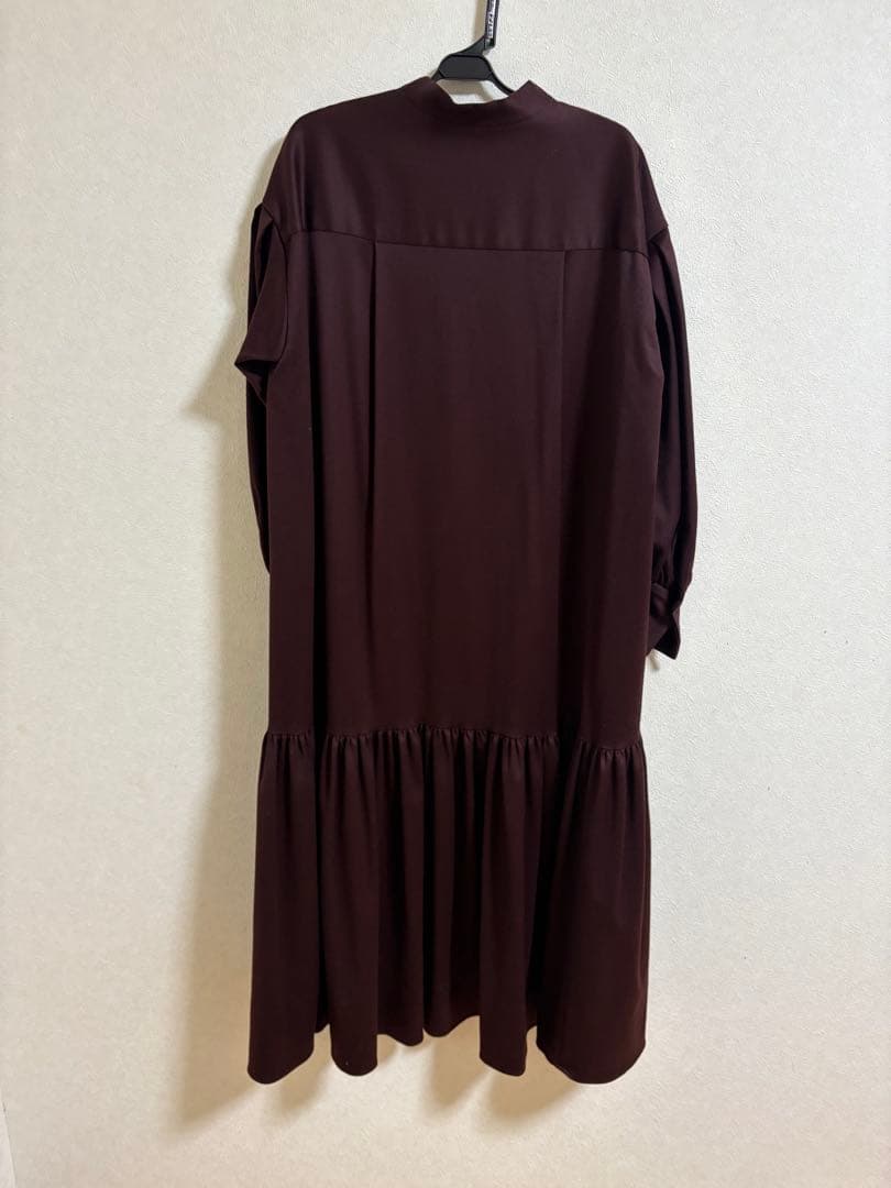 1er arrondissement ウールサテンシャツワンピース