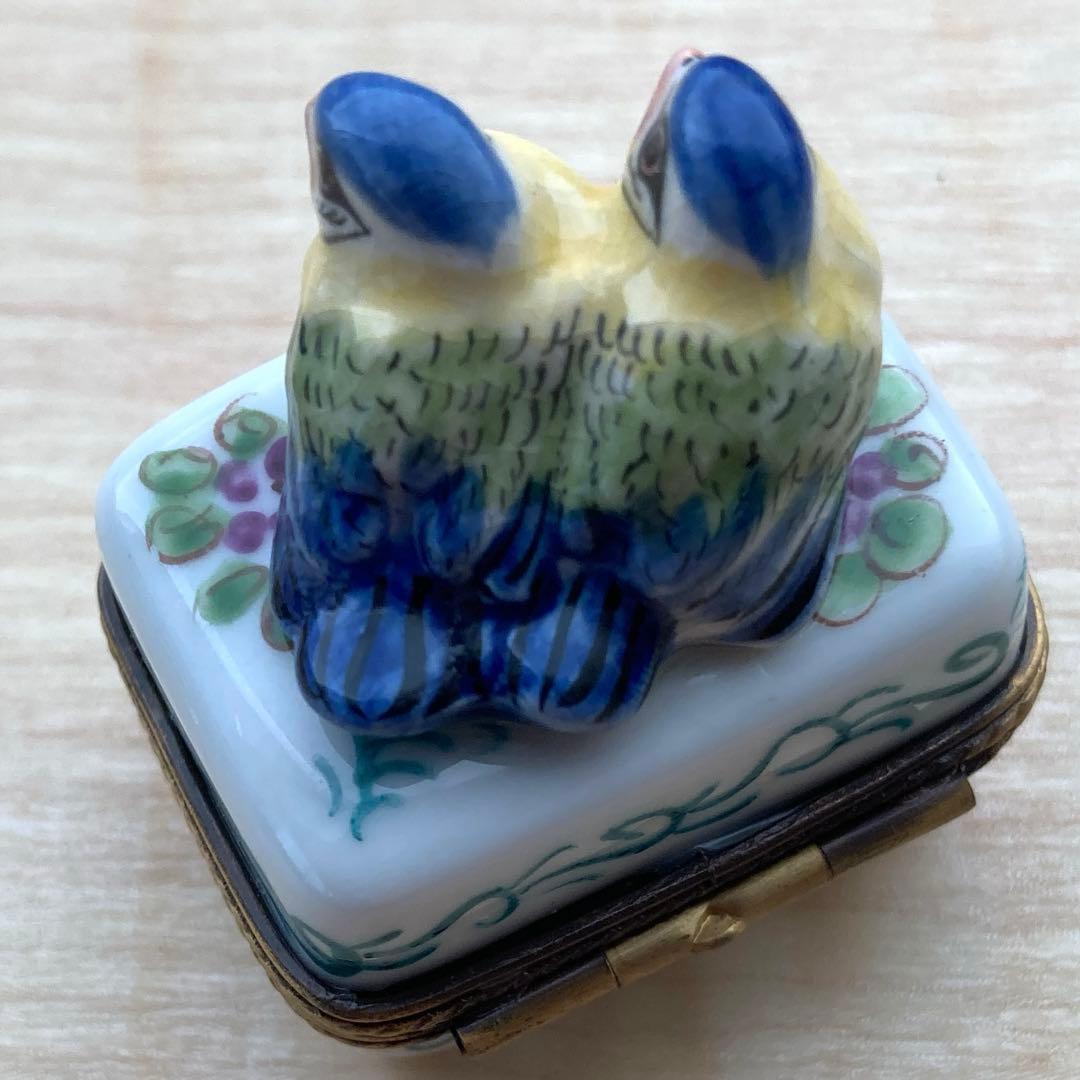 リモージュボックス　スズメ　love bird