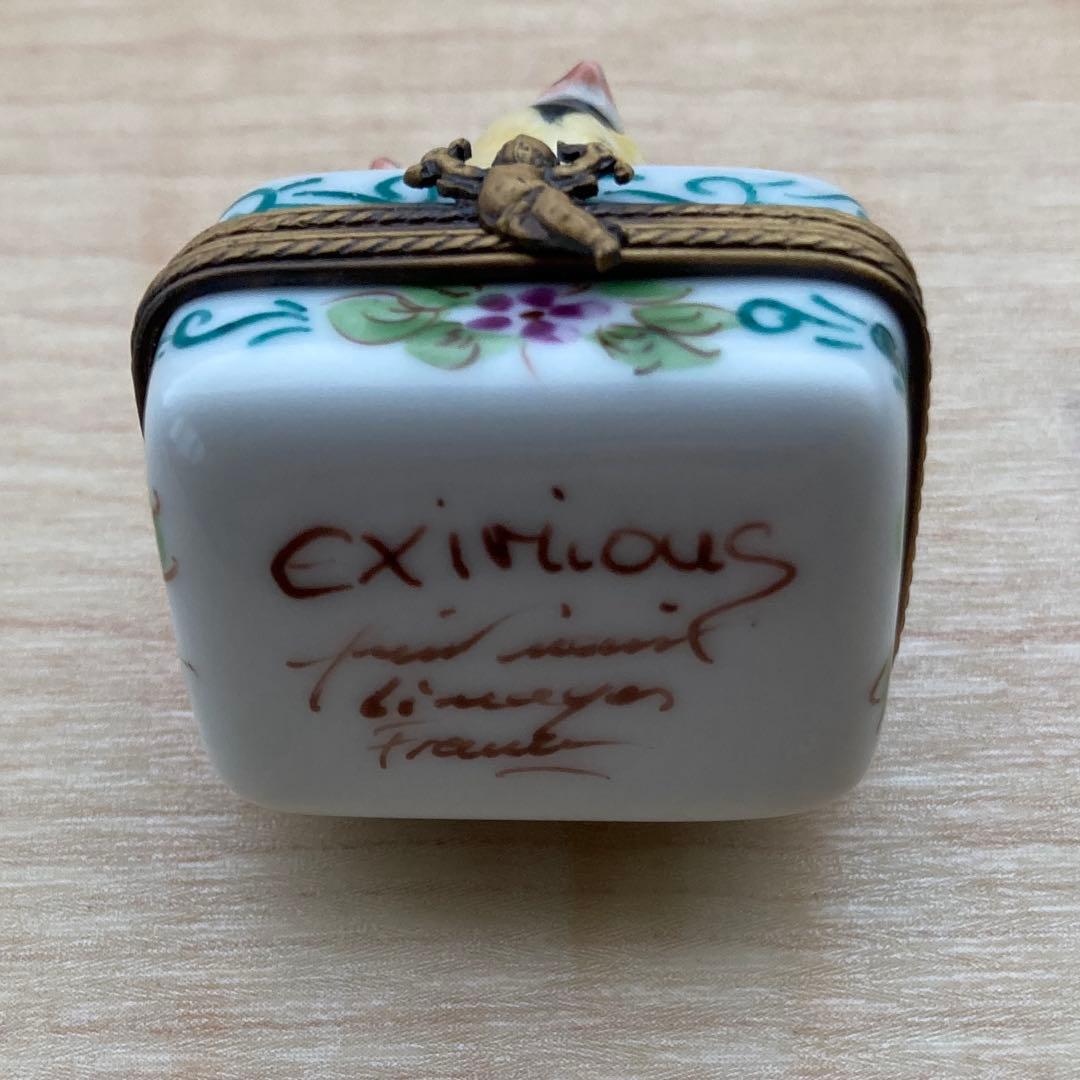 リモージュボックス　スズメ　love bird