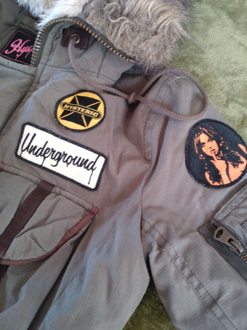 Hysteric ヒステリックグラマー　N-3B フライトジャケット　中綿