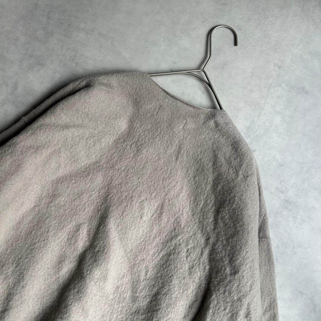 かぐれ ウールノーカラージャケット 圧縮ウール グレージュ 23AW