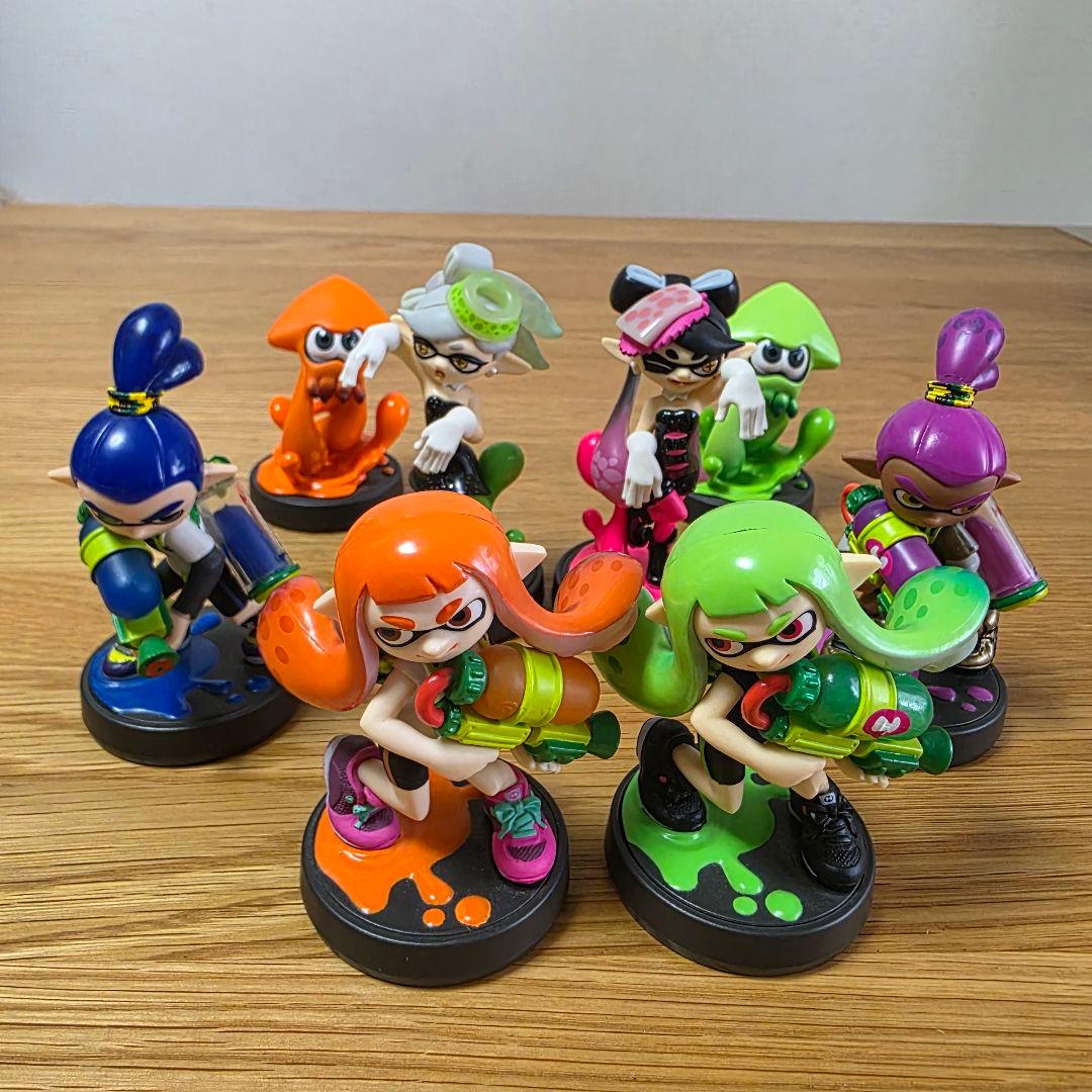 あきゆう＊スプラトゥーン amiibo アミーボ 8体セット