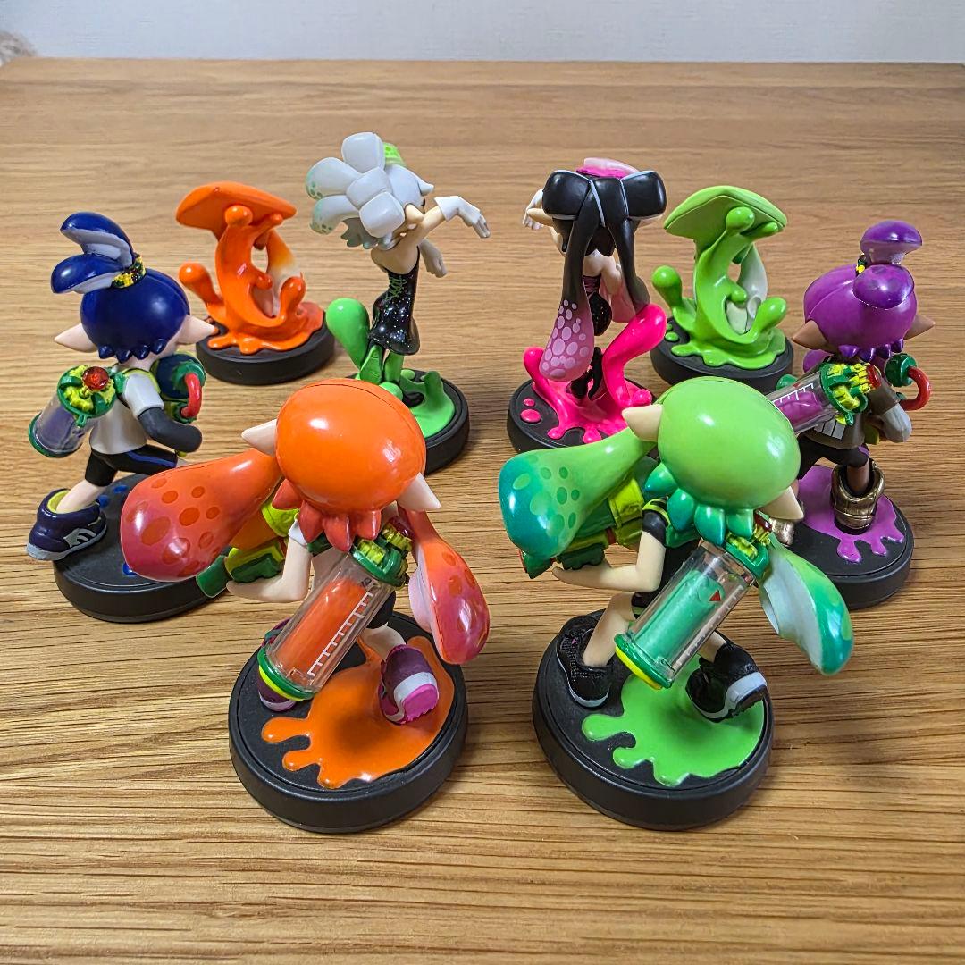 あきゆう＊スプラトゥーン amiibo アミーボ 8体セット