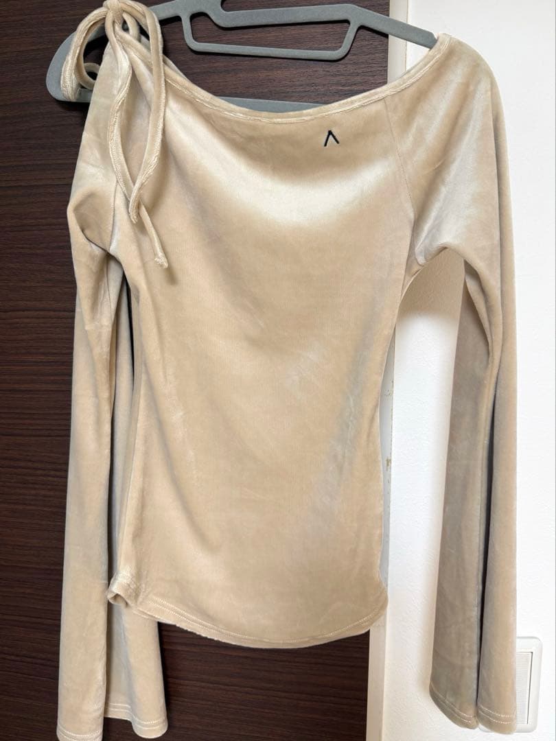 andmary AM1552　Ruth velour tops