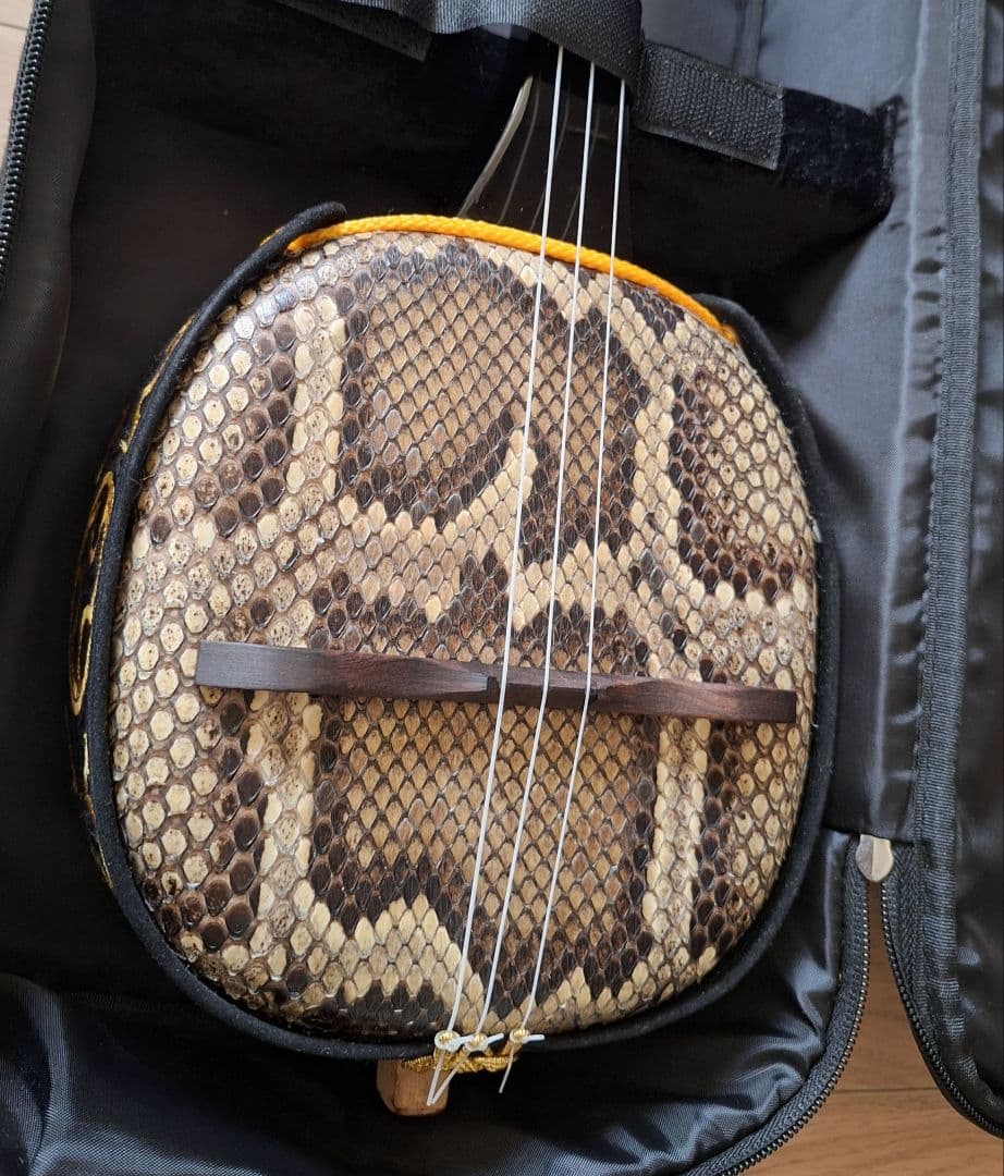 三線　爪 駒 ソフトケース クリップチューナー付き