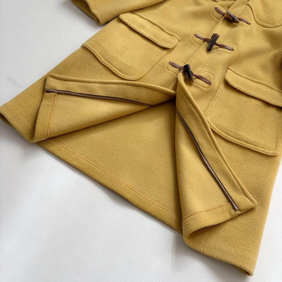 グローバーオール キングストン ダッフルコート ヘリンボーン マスタード 40