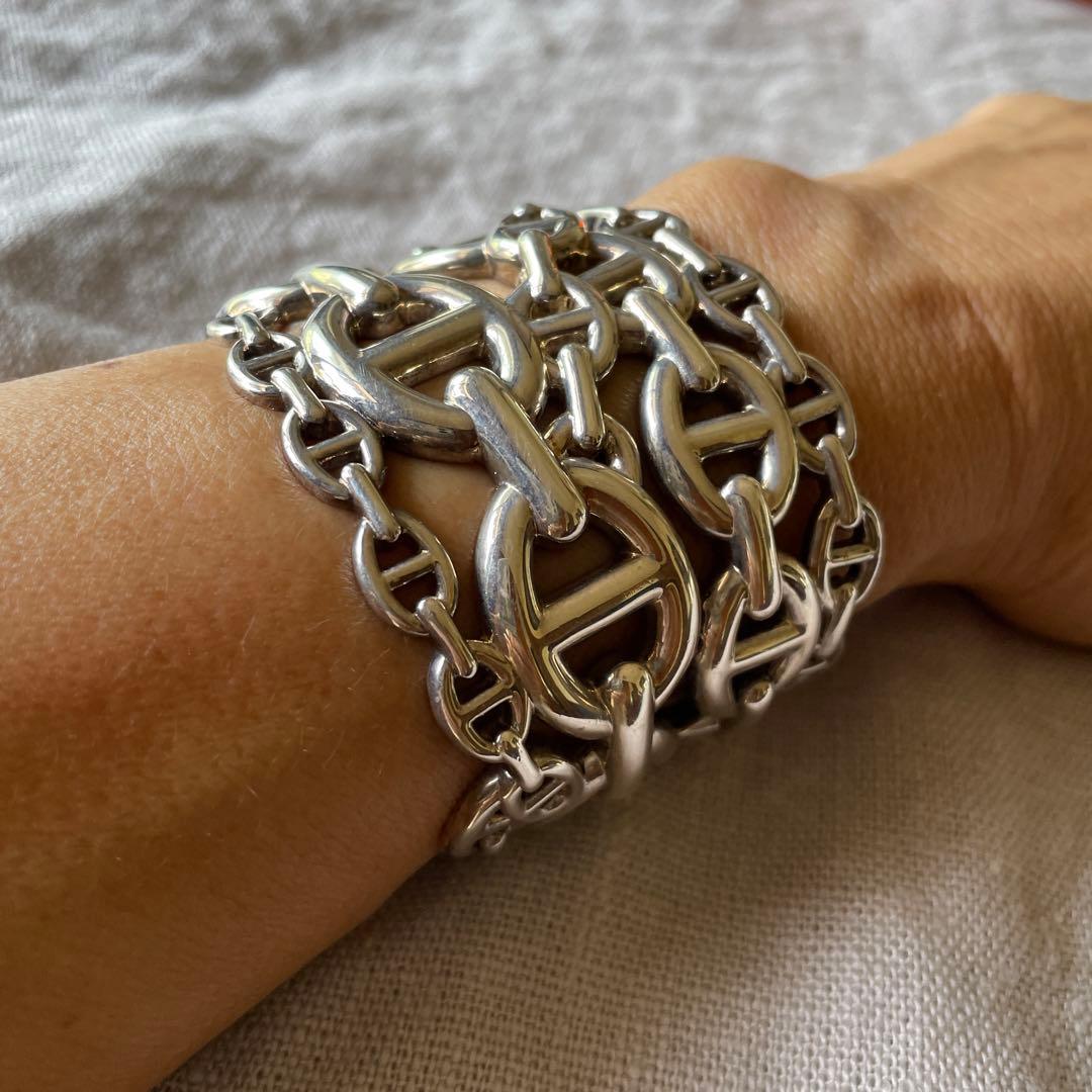 HERMESエルメス　シェーヌダンクルバングル