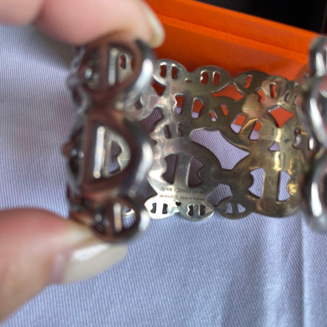 HERMESエルメス　シェーヌダンクルバングル