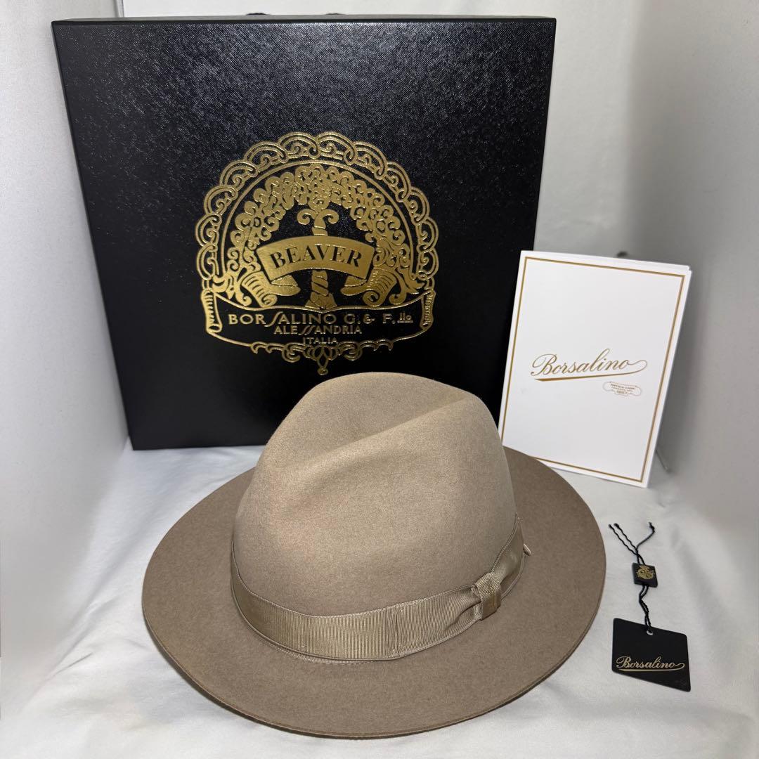 ボルサリーノビーバーファーフェ ルトハット