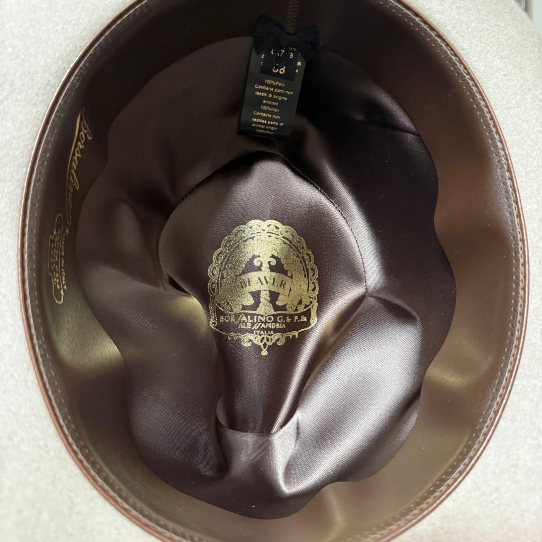 ボルサリーノビーバーファーフェ ルトハット