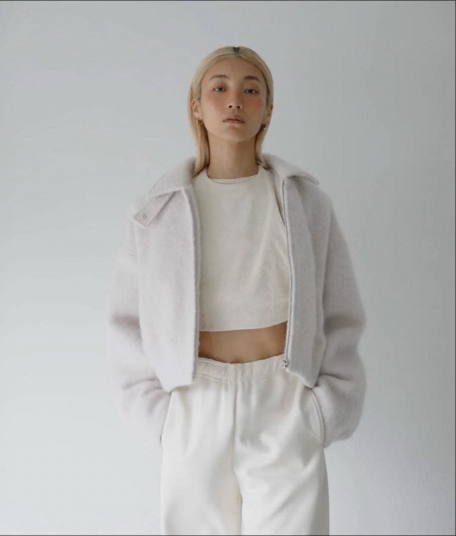 タイムセール！JSELF mohair shaggy blouson ブルゾン