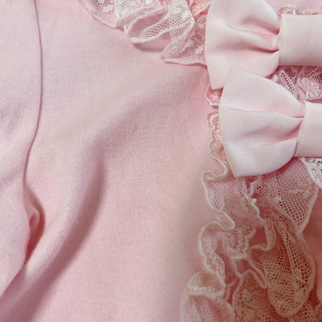 Angelic Pretty ボレロ　カーディガン　レース　リボン　ピンク