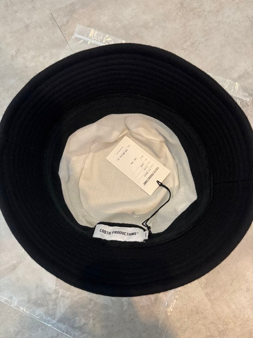 帽子 cootie WOOL MELTON BUCKET HAT L