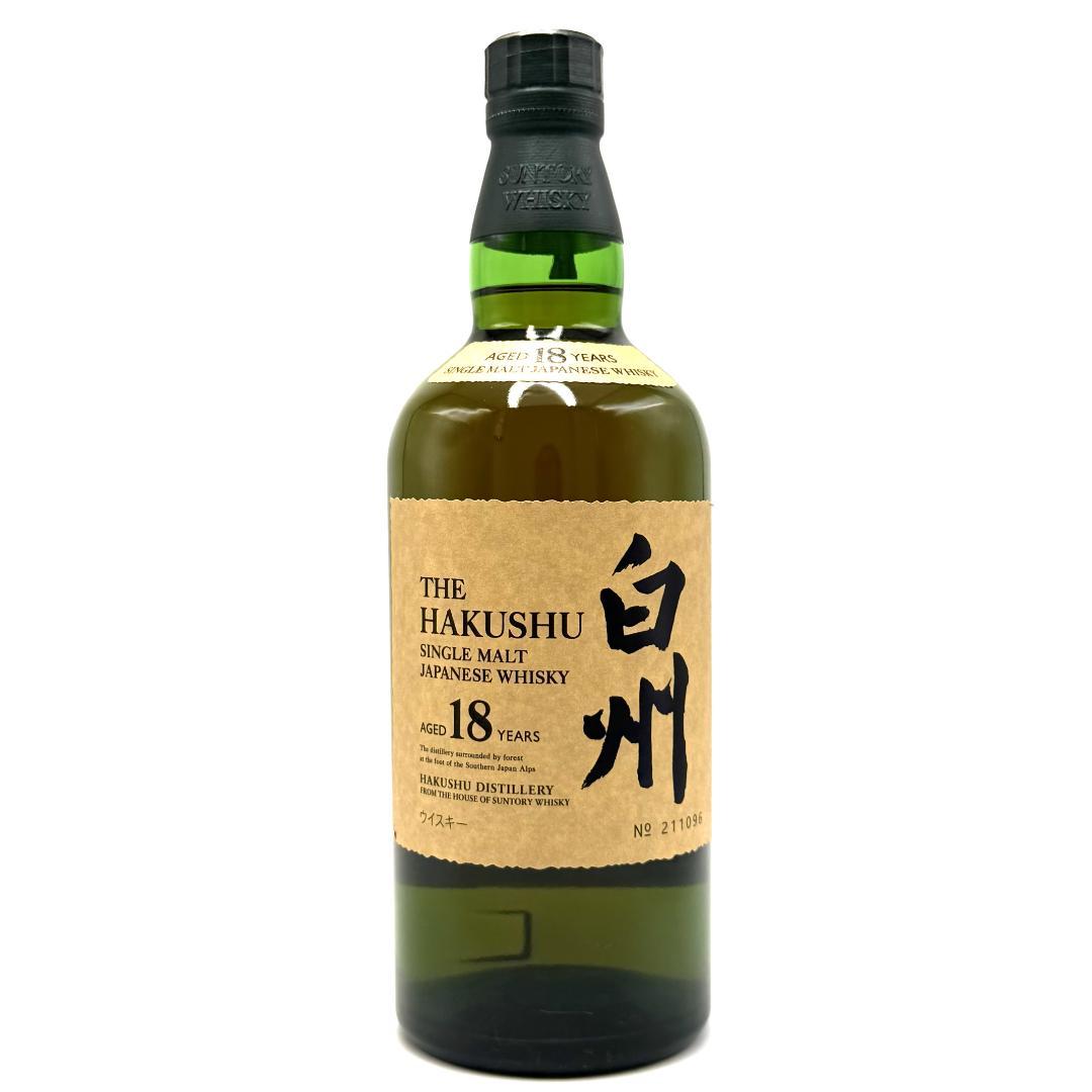 未開栓 SUNTORY 白州 18年 ジャパニーズ ウイスキー 700ml