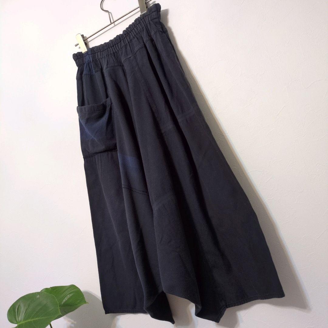 タマキニイメ tamaki niime タルンパンツ 綿 Long ネイビー