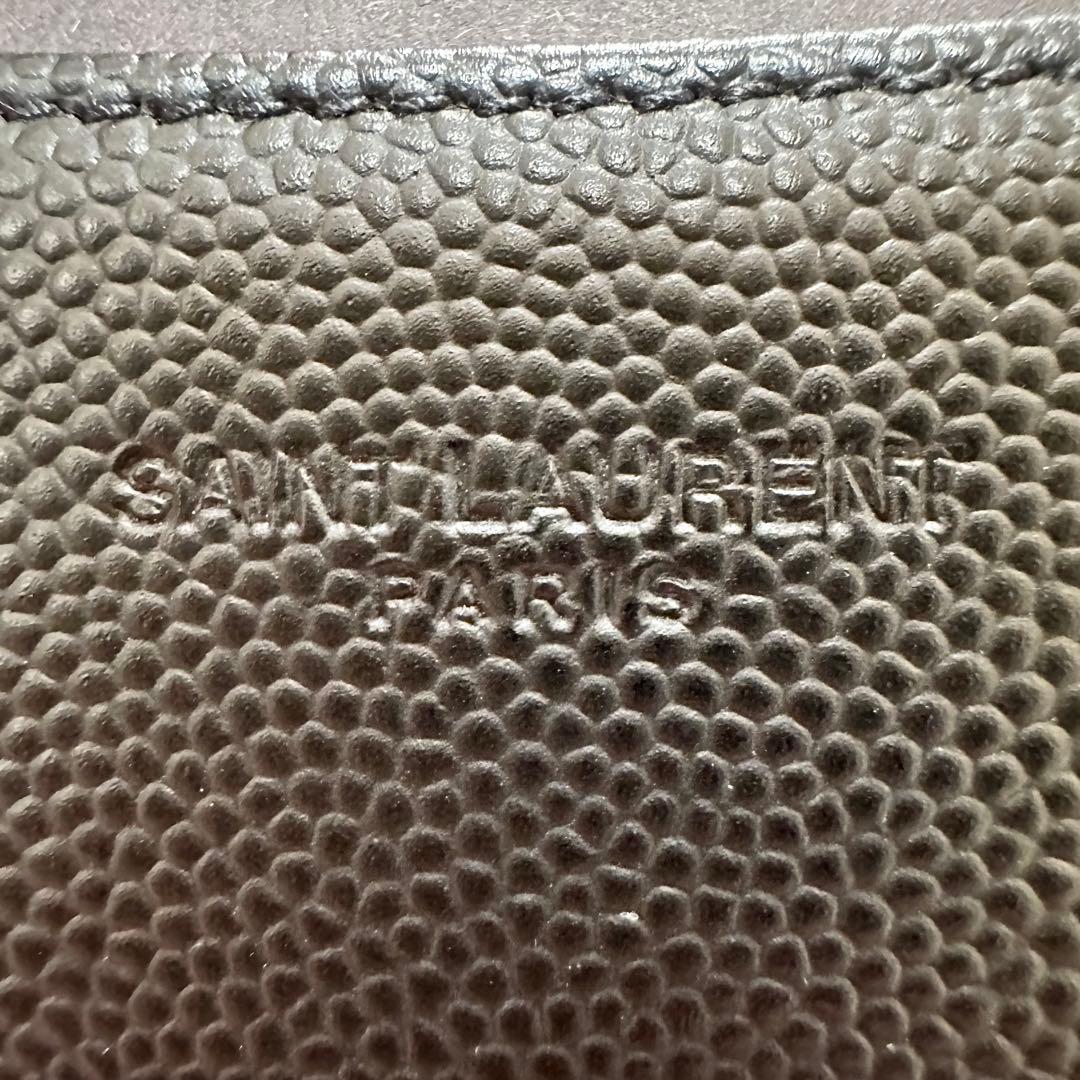 未使用級✨サンローラン カードケース 名刺入れ レザー ブラック ビジネス