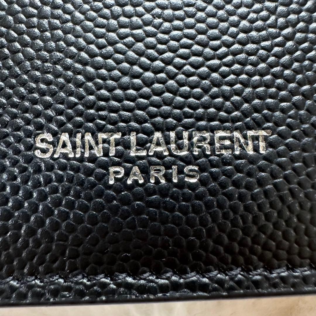 未使用級✨サンローラン カードケース 名刺入れ レザー ブラック ビジネス