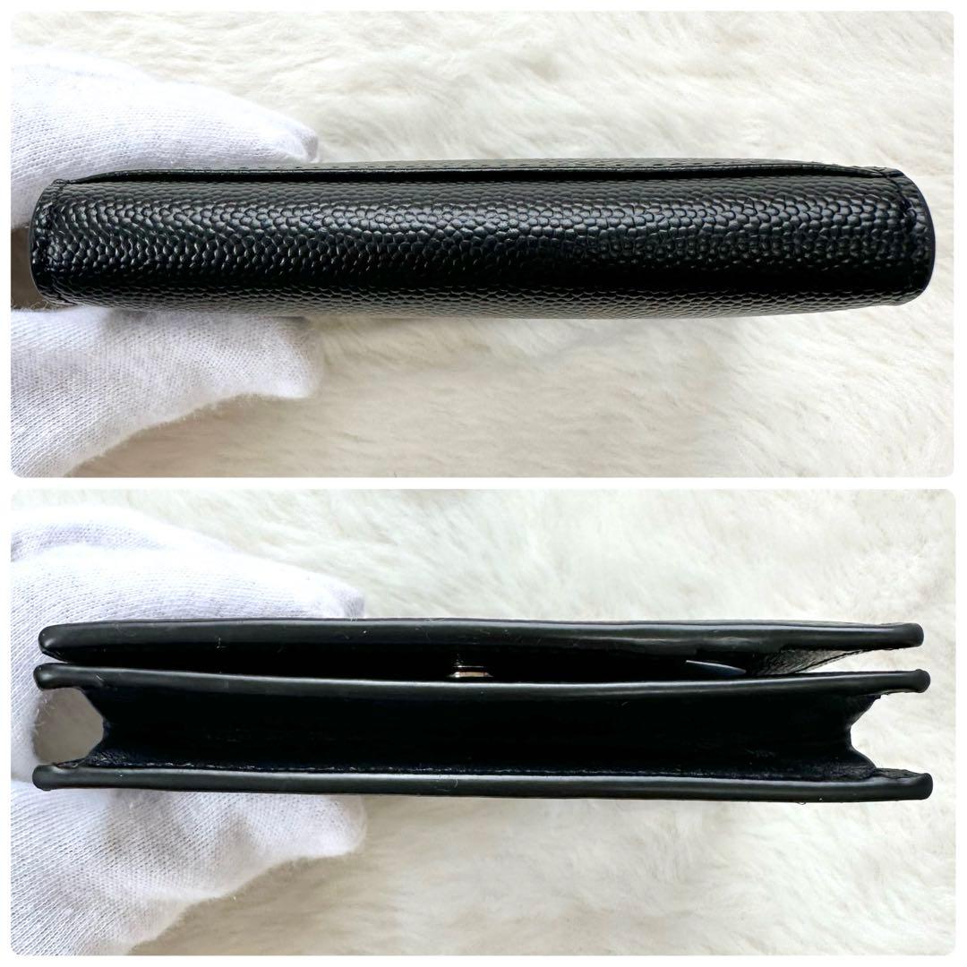 未使用級✨サンローラン カードケース 名刺入れ レザー ブラック ビジネス